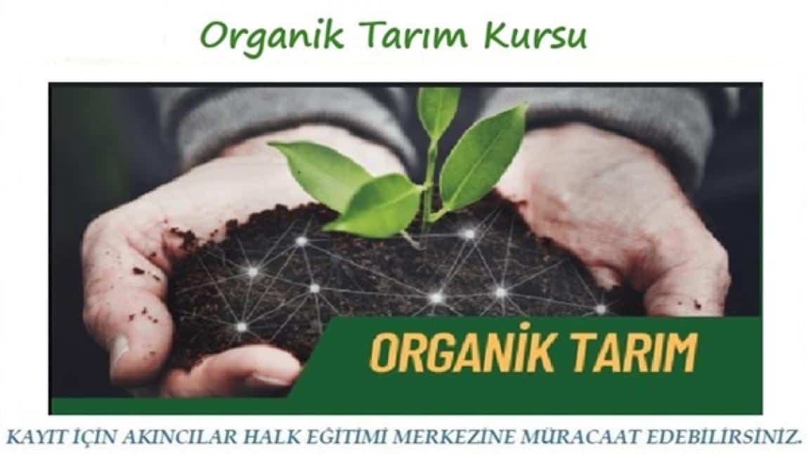 ORGANİK TARIM KURS KAYITLARIMIZ BAŞLADI